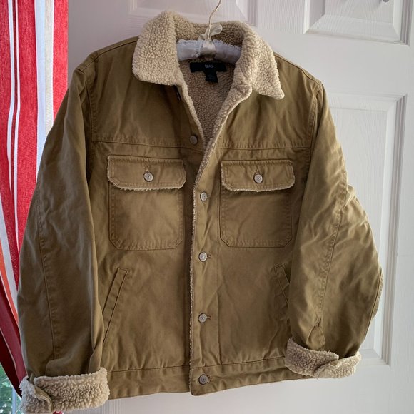GAP Other - Gap cotton Sherpa lined jacket